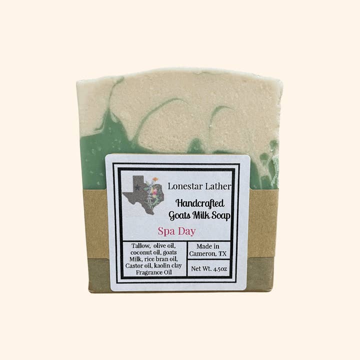 Spa Day - Goat Milk & Tallow Soap for wholesale by Lonestar Lather