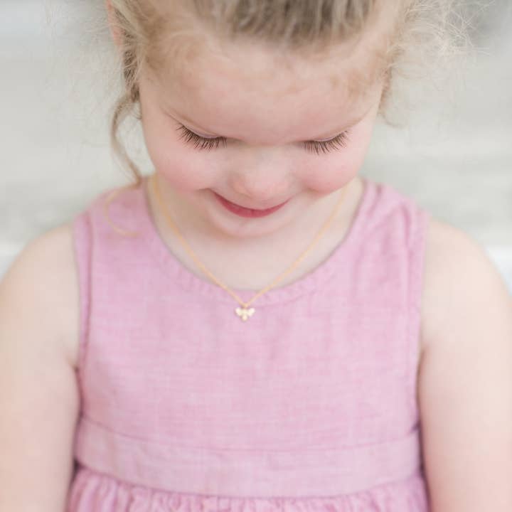 Helmsie - Wholesale Jewelry Set - Momma + Me Bees Necklace Set