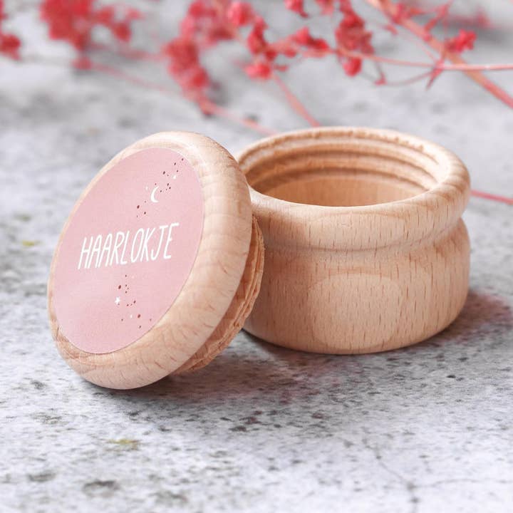 Keepsake box hair lock pink universe for wholesale by Fien & Feau