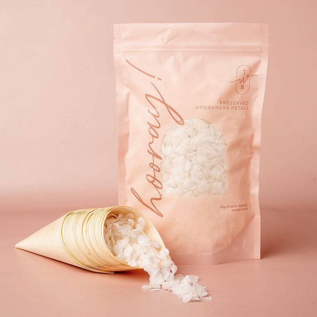 The Whole Bride – wholesale Konfetti – Hortensiabladbuntar (kronblad + kottar)0