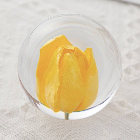 Crystolver (We Cover All Import Fees) - Wholesale Decorative tabletop object - Natural Flowers Crystal Glass Resin Lens Ball 80mm2