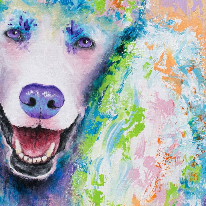 Krystle Cole Fine Art - Wholesale Art Print - Poodle Art Print1