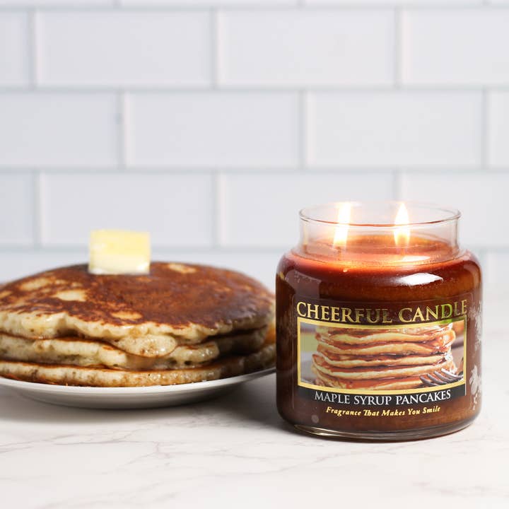 A Cheerful Giver - Vendita all'ingrosso Candela in vasetto - Cheerful Candle (16 once) — Pancake allo sciroppo d'acero