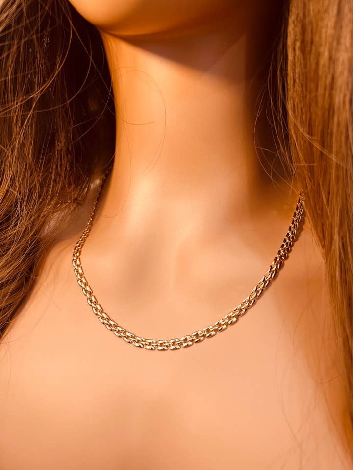 Gold Filled 3.5mm Link Chain | Everyday Layering Necklace for wholesale by Haus of Monogram