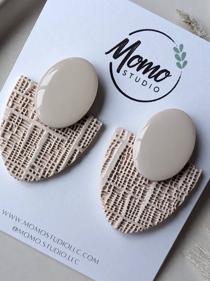 Uttalande Stud - Bläckpalett #1 - Kvicksilver för wholesale av Momo Studio LLC