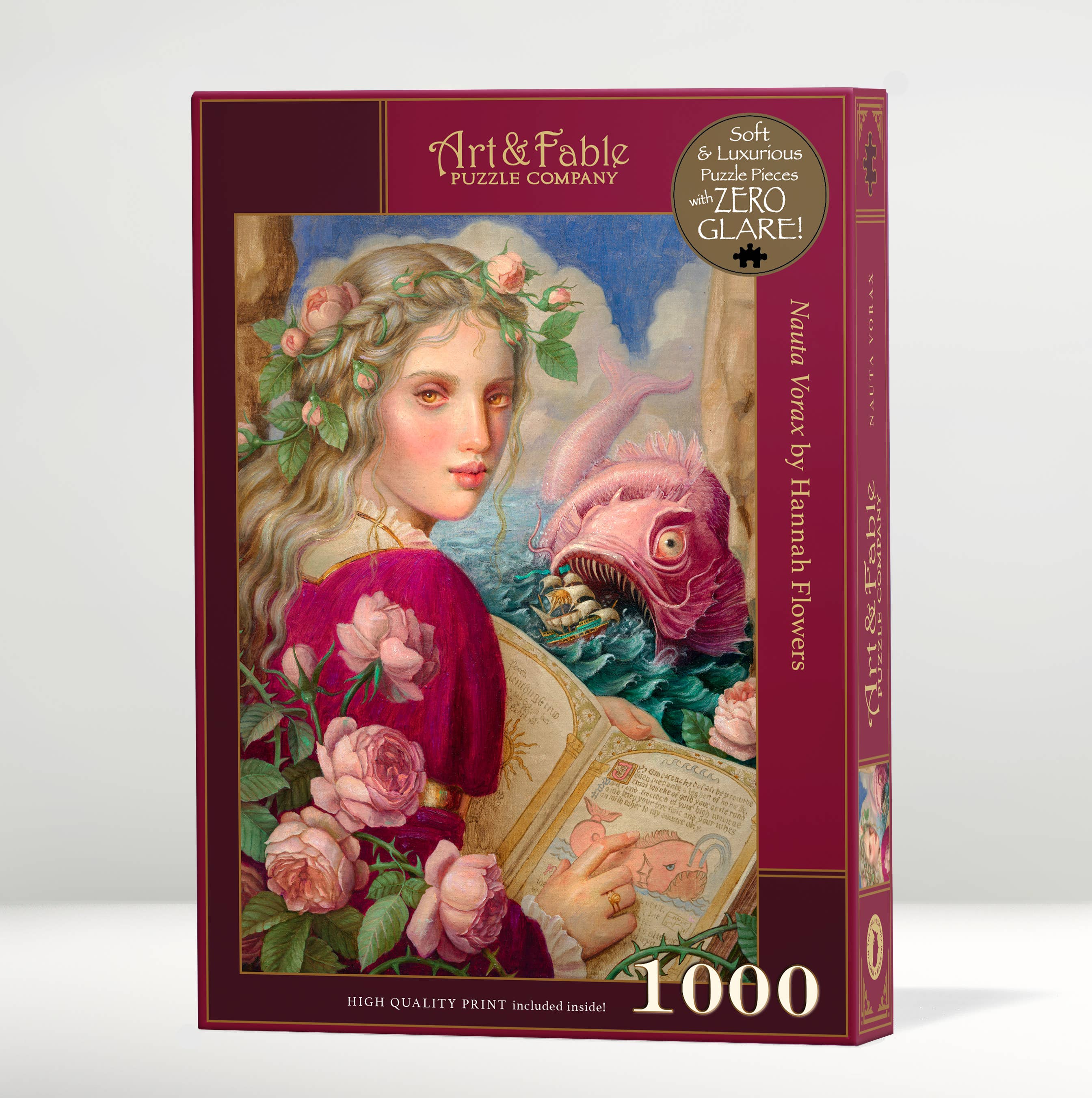 Art & Fable Puzzle Company, LLC - Wholesale Puzzle – Adult - New! Nauta Vorax; 1000-pc Velvet-Touch Jigsaw Puzzle0