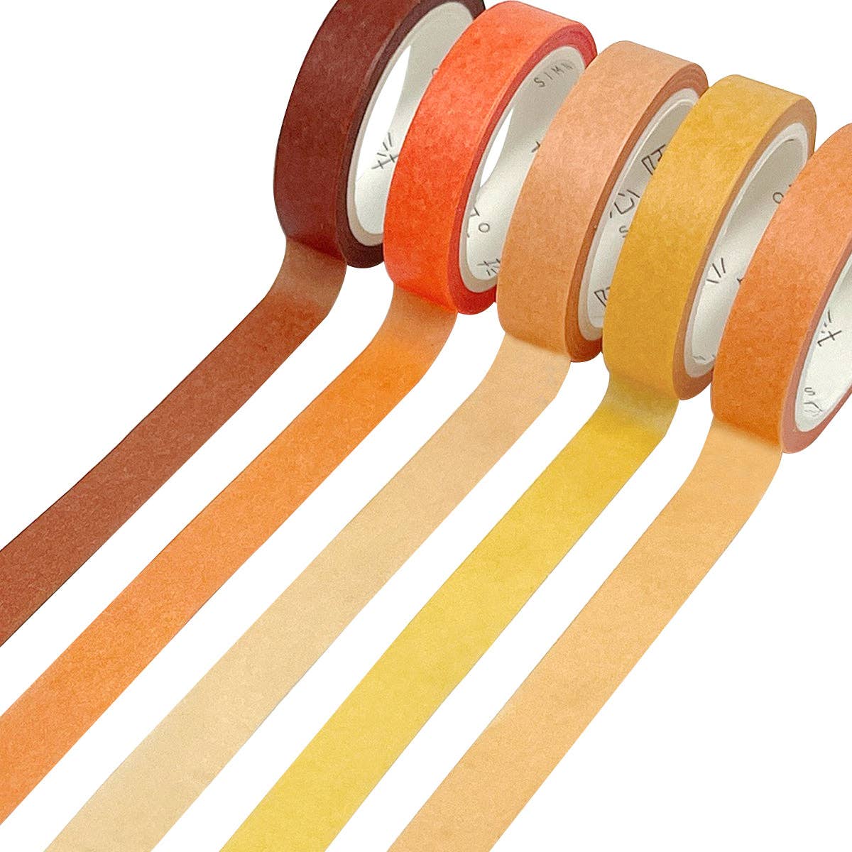 Wrapables.com - Wholesale Washi Tape - Wrapables Solid Color Washi Tape (Set of 5)5