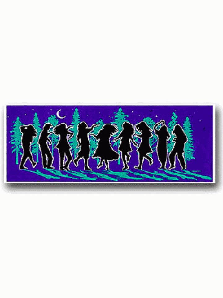 Forest Dancers Sticker 8" for wholesale by Sunshine Joy