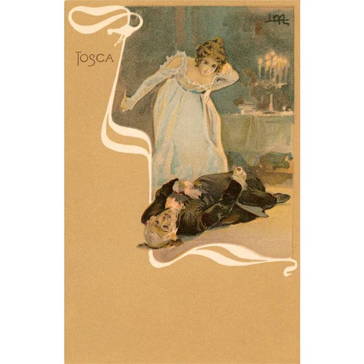 Found Image Press – wholesale Magnet – Magnet MS-61 Scene from Tosca
