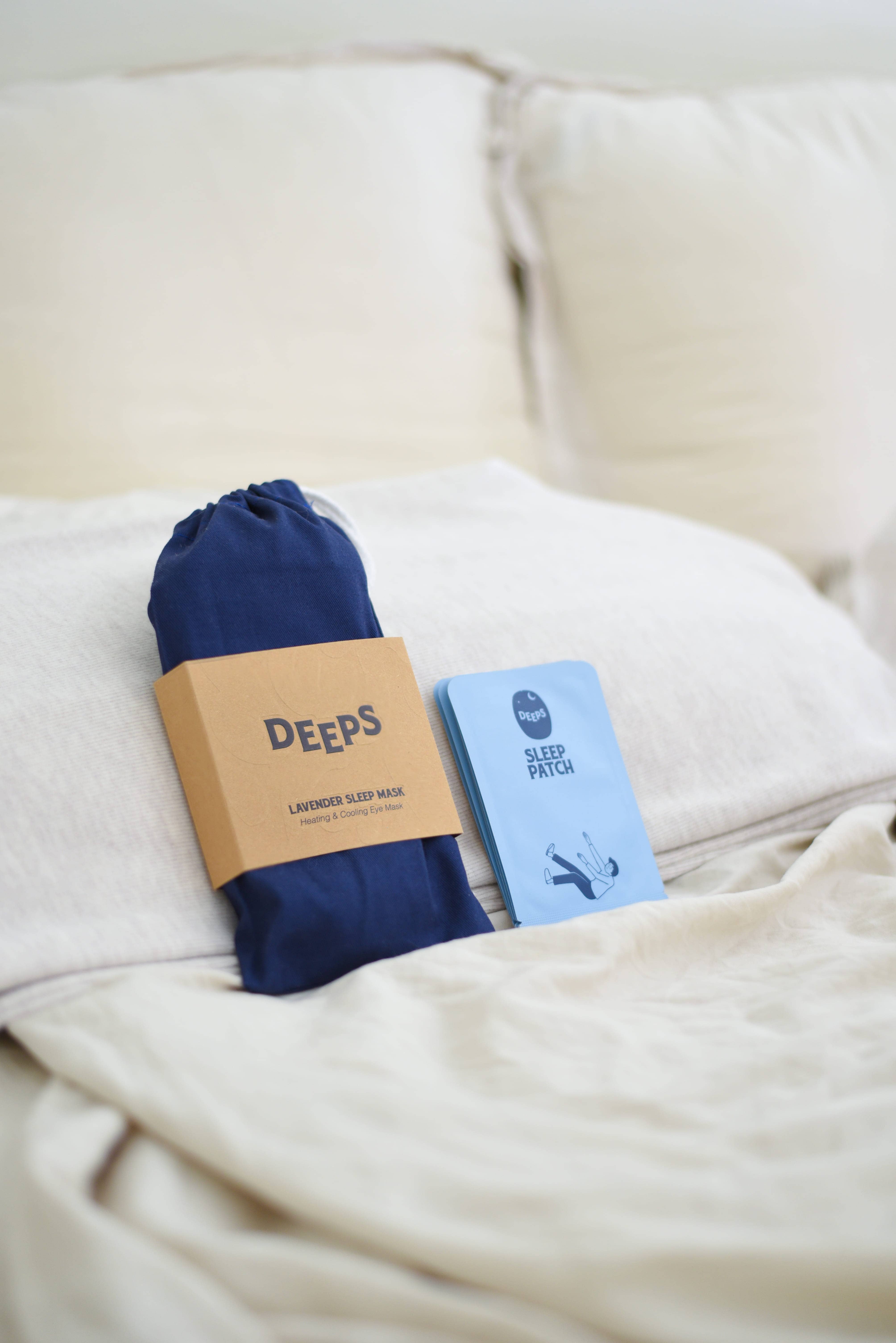 DEEPS - Wholesale Sleep/Eye Mask - Sleep Patches + Mask Combo
