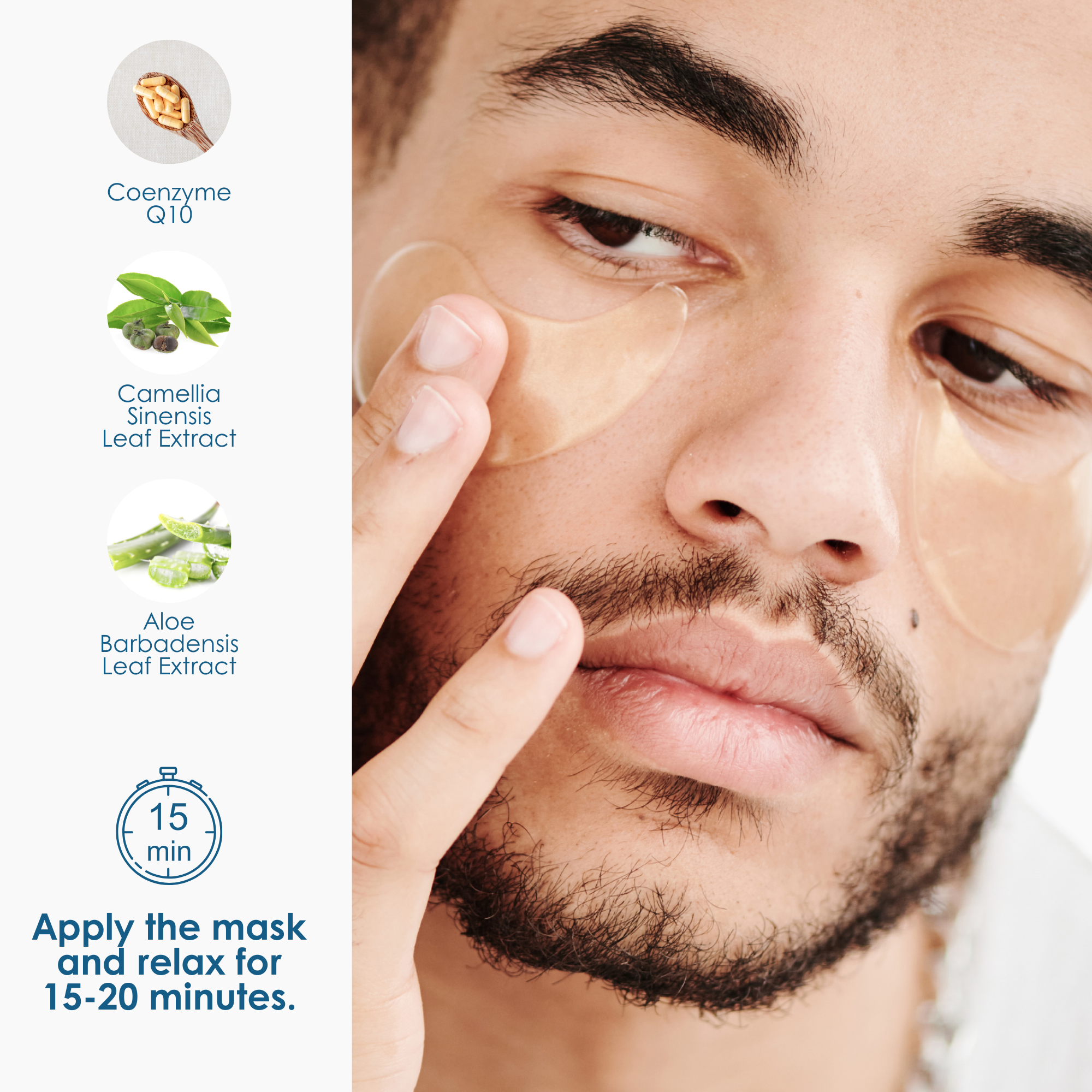 Naisture - Wholesale Skincare Face Mask - Men's - 15 Min Groom Me Kit – K-Beauty Self-Care for Men (5pc)4