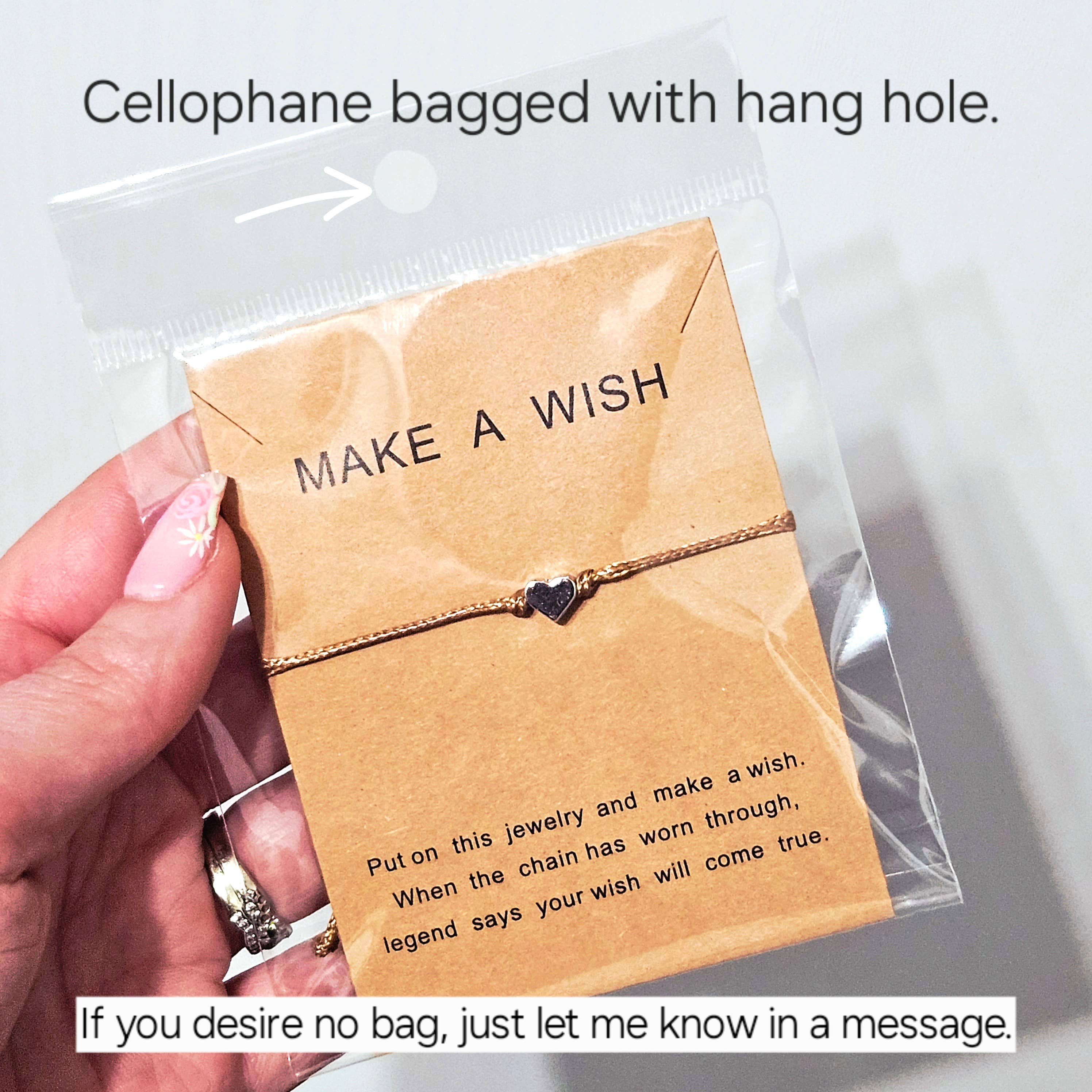 Cord + Quartz - Wholesale Charm/Dangle Bracelet - Handmade macrame bracelets. Make a wish bracelet accessories3