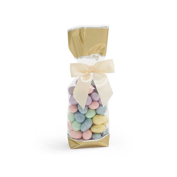 Nashville Wraps - Wholesale Cellophane Bag - Clear 1.4 MIL Cello Candy Bags with Metallic Prints