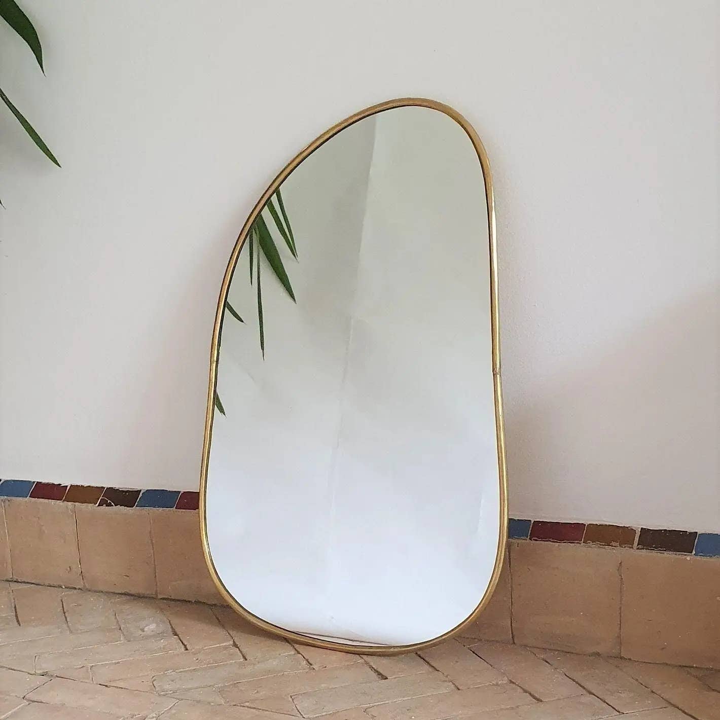 libitiishop - Wholesale Wall Mirror - Irregular Handmade brass mirror | wall mirror I Decoration