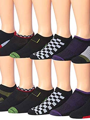 James Fiallo Men's 12-Pairs Performance Low Cut Athletic Sport Socks 2912A-12 for wholesale by Gold Hose LLC