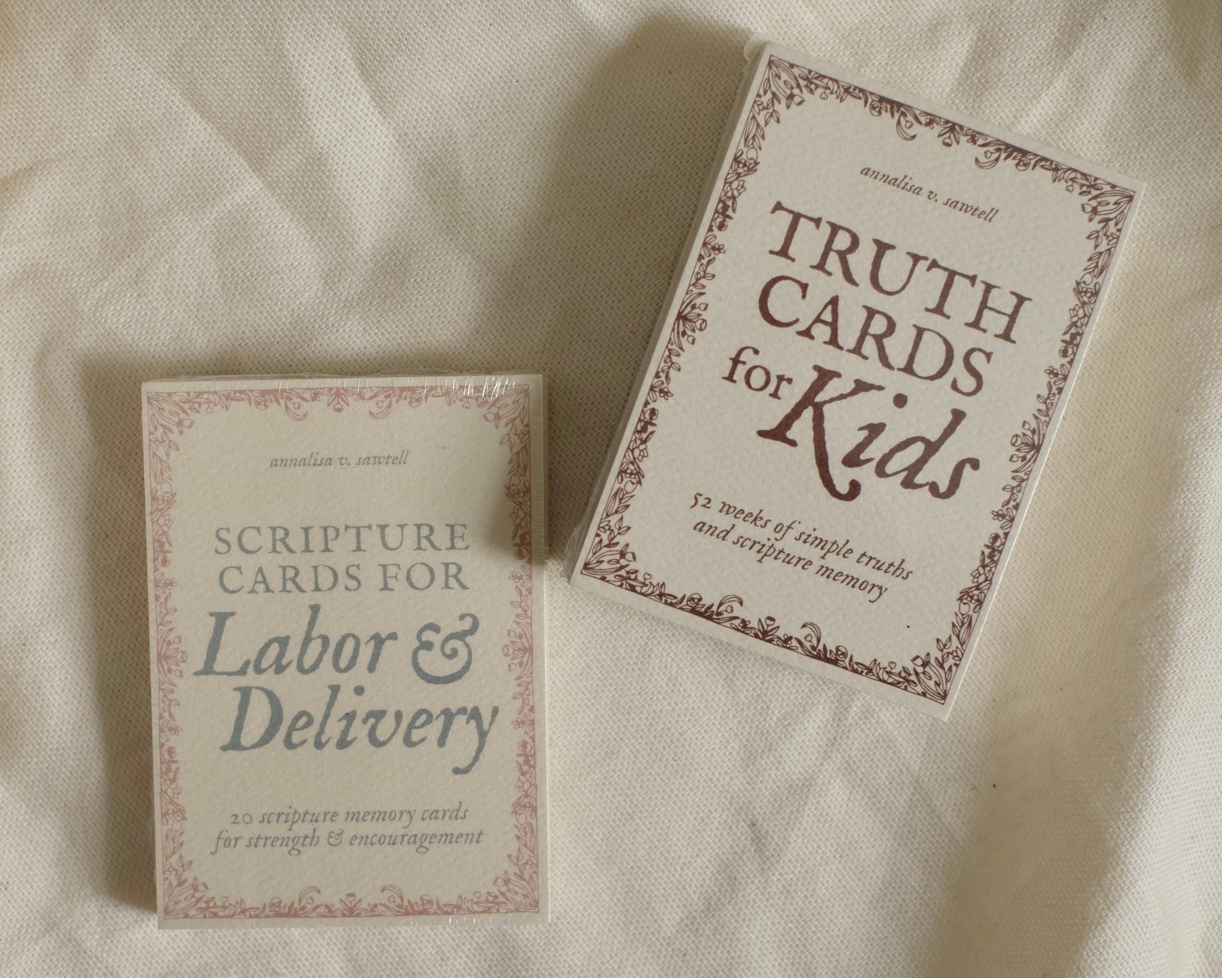 annalisa v. sawtell - Wholesale Learning Cards - Kids & Baby - Truth Cards for Kids (Set of 52) | Christian Resource8