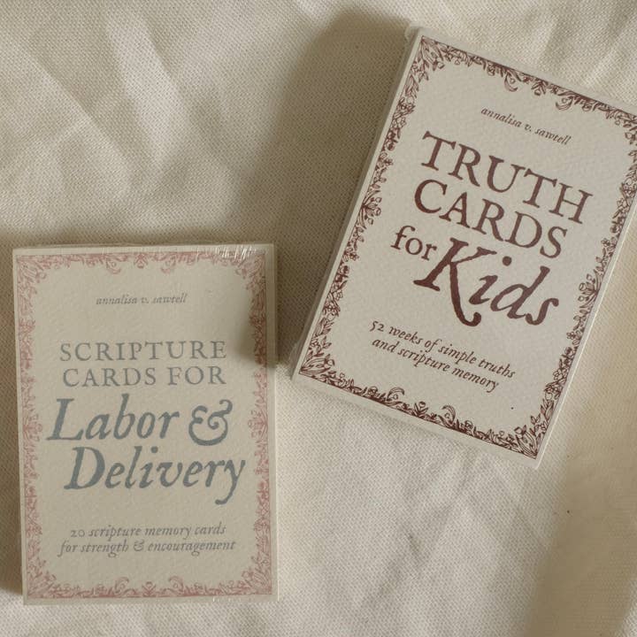 annalisa v. sawtell - Wholesale Stationery/Notecard Set - Scripture Cards for Labor & Delivery (Set of 20) | Christian9