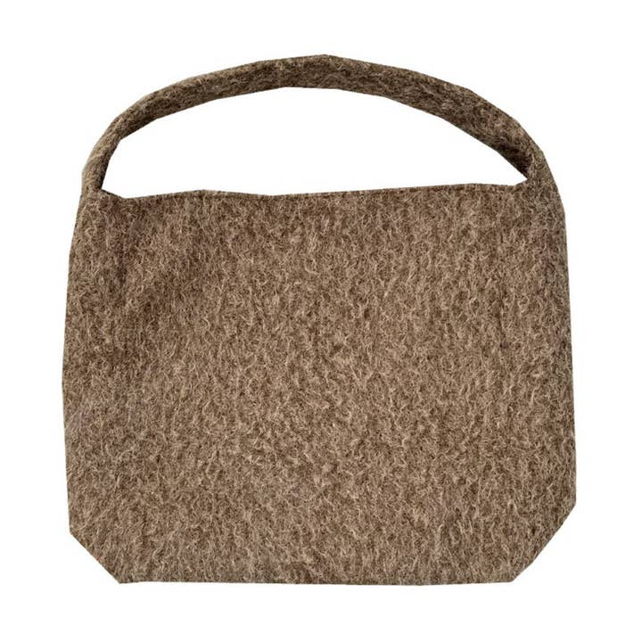 Funkyrel® Atzbranding Limited - Wholesale Top Handle Bag - Women's - Cosbai – Winter Plush Bucket Bag & Handbag3