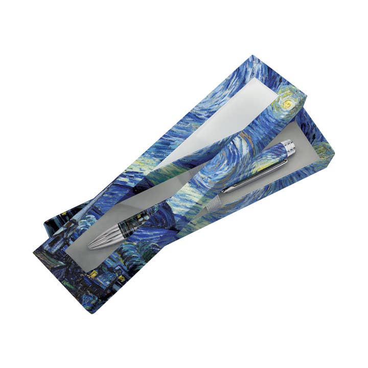 Writing Pens - van Gogh Starry Night - Gift Boxed for wholesale by RainCaper