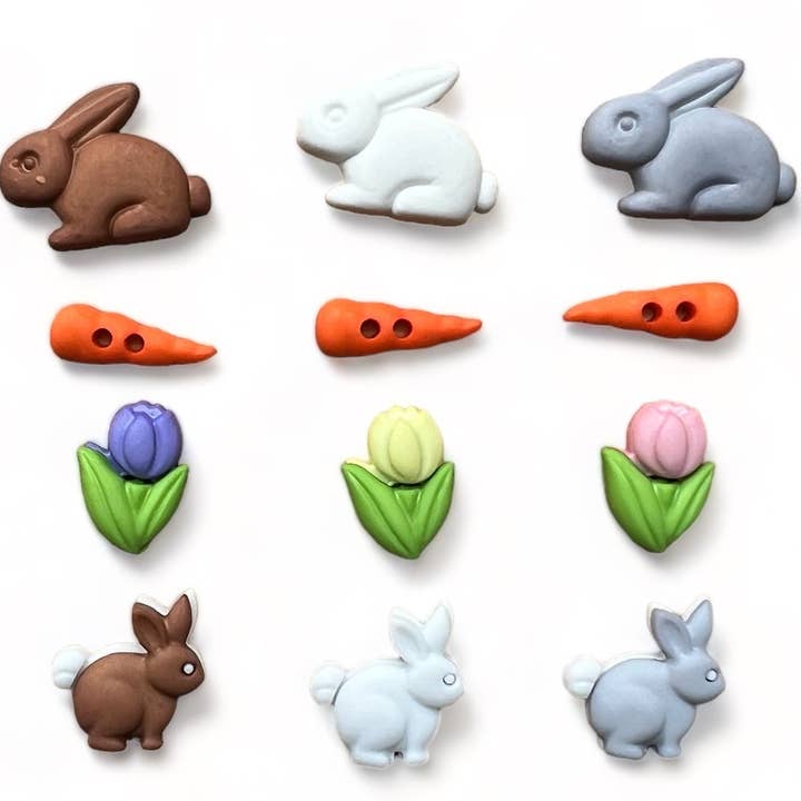 Boutons Bunny Fun Craft pour la vente par Buttons Galore & More