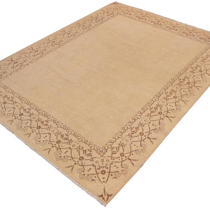 Moderne Ziegler Sunshine Beige/Bruin Wol Vloerkleed - 285 cm x 363 cm voor wholesale door Arshs Fine Rugs