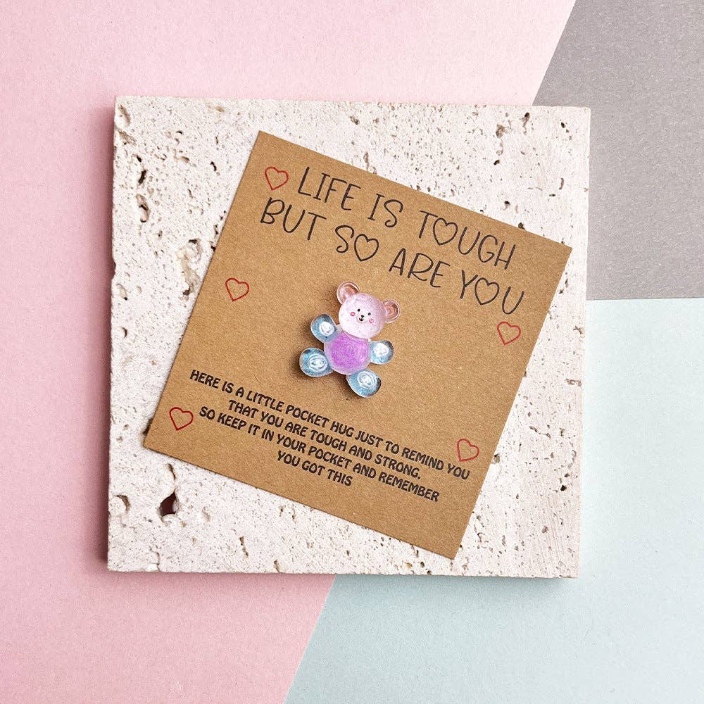 Magia Design - Wholesale Keepsake Coin/Token - Pocket Hug Rainbow Bear3