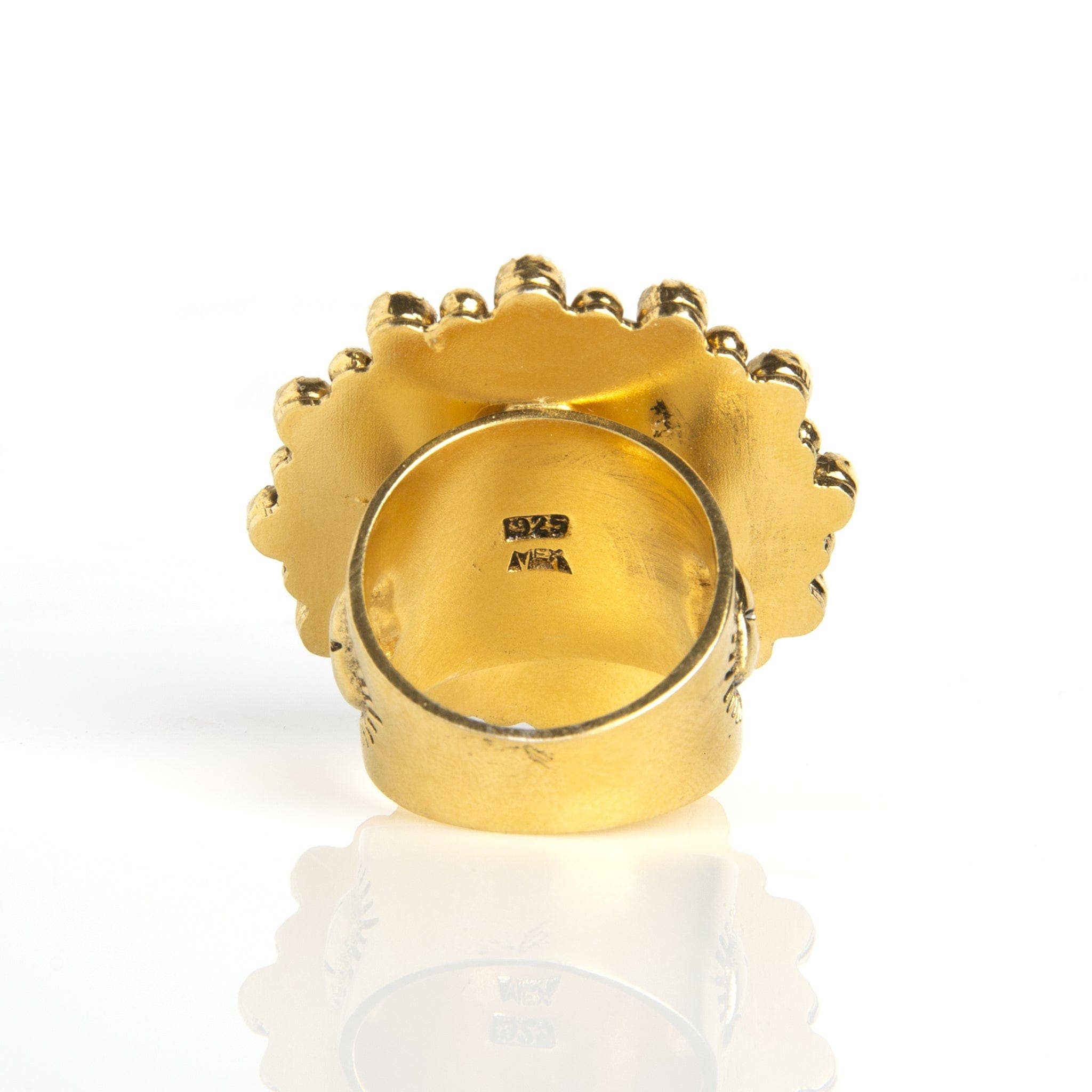 VSA Designs Inc. - Wholesale Cocktail/Statement Ring - Oval Cloister Sacred Heart Ring7