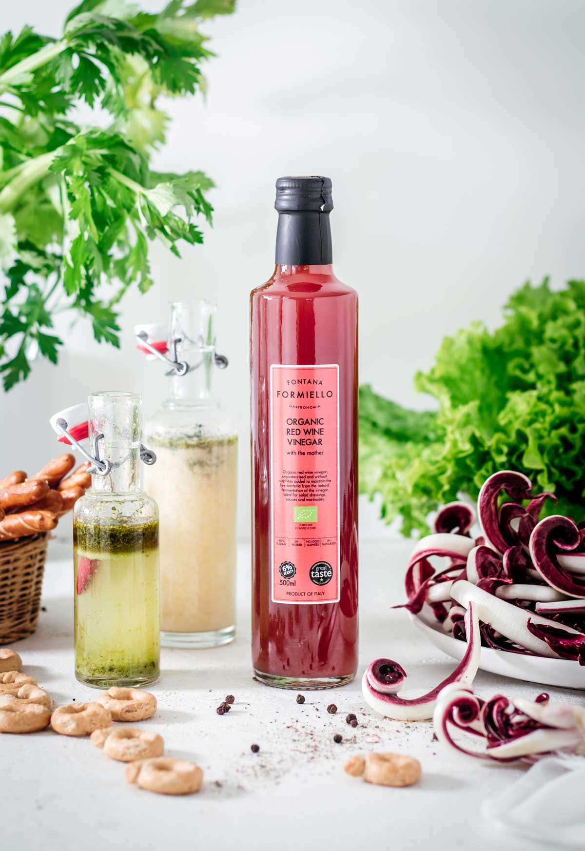 Gourmica – wholesale Vinegar – Fontana FORMIELLO Organic Red Wine Vinegar (500ml)2