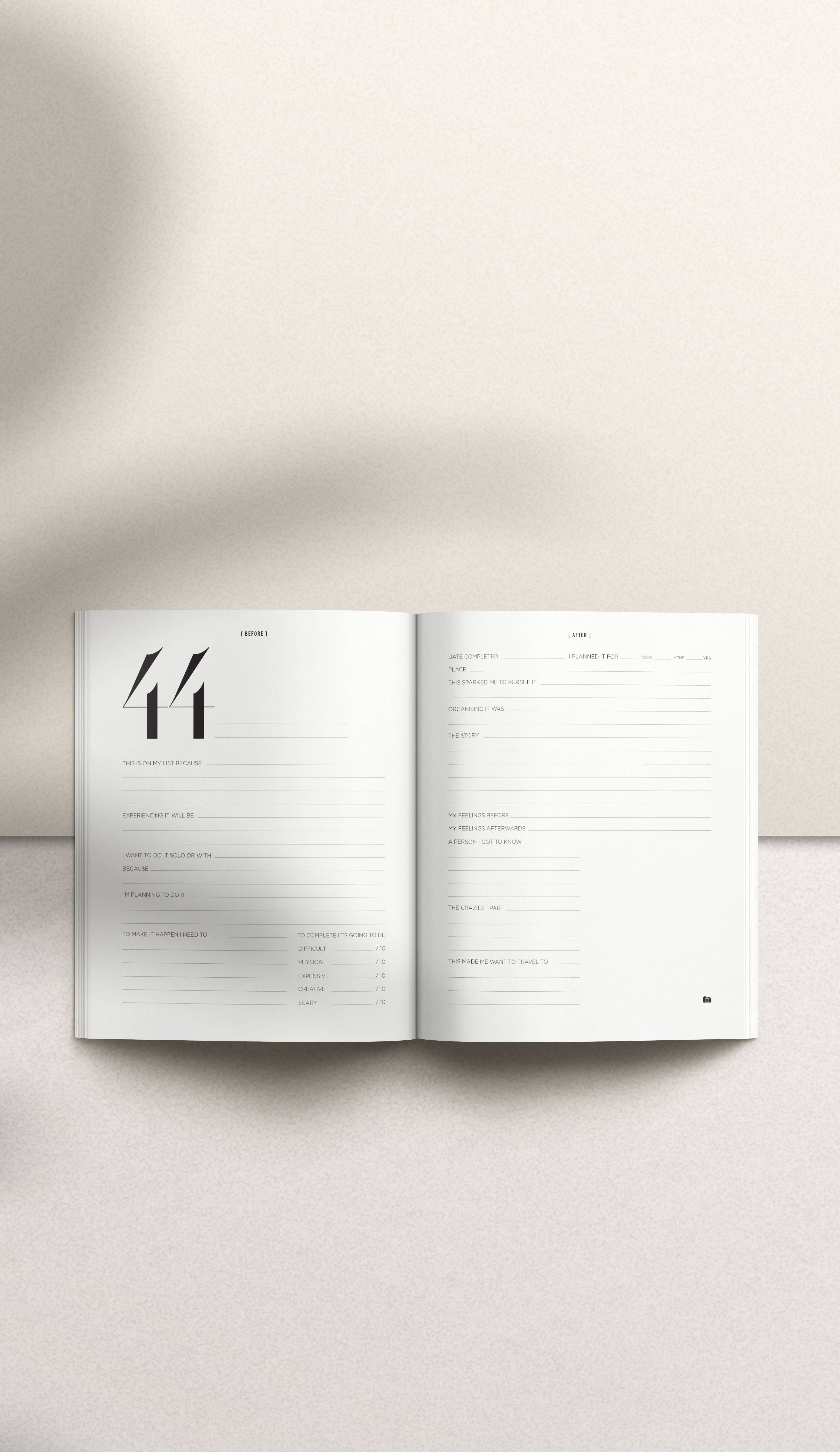 Axel & Ash - Wholesale Journal/Diary - My Bucket List Oat Journal/Diary11