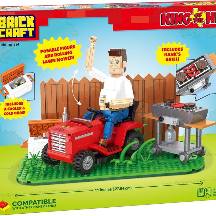 Brickcraft - Wholesale Building Set - Kids - King of The Hill Hank Hill’s Backyard Building Block Set4