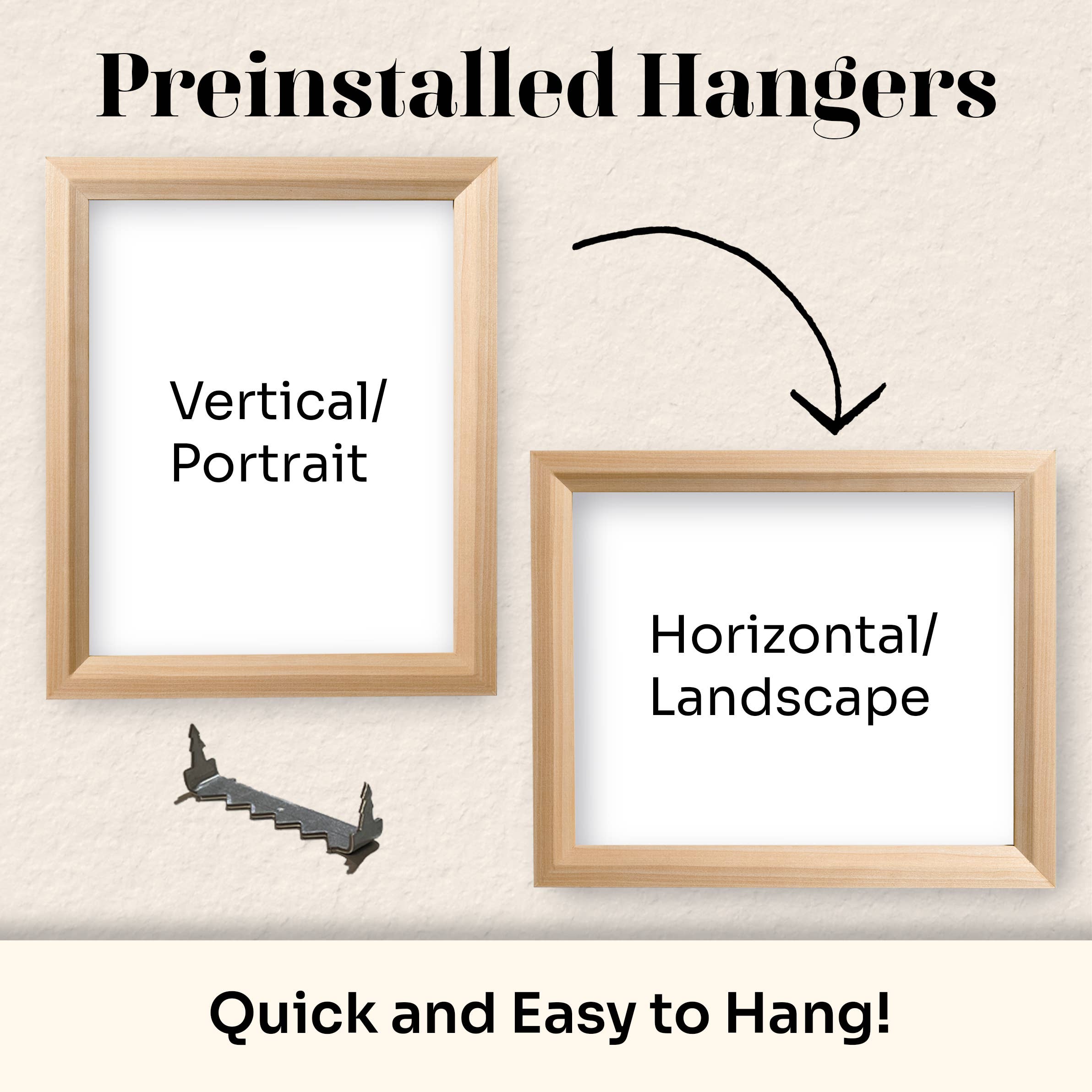 US Art Frames - Wholesale Picture Frame - .75" Unfinished Raw Solid Wood Picture Frame for Wall Decor4