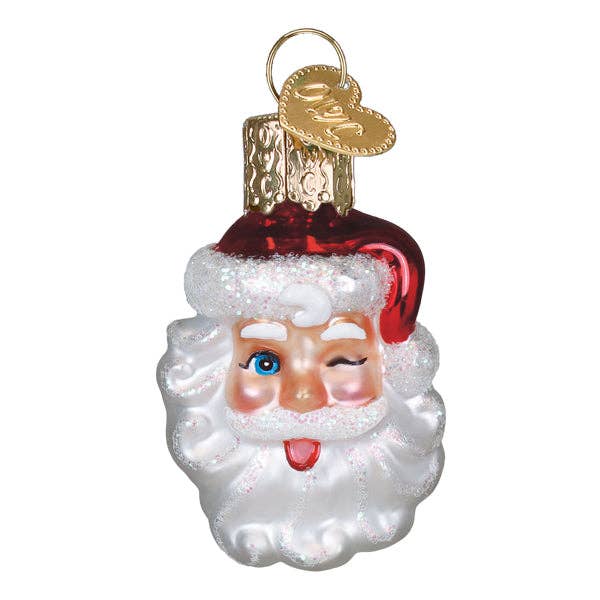 Old World Christmas - Wholesale Ornament - Mini Winking Santa Ornament1