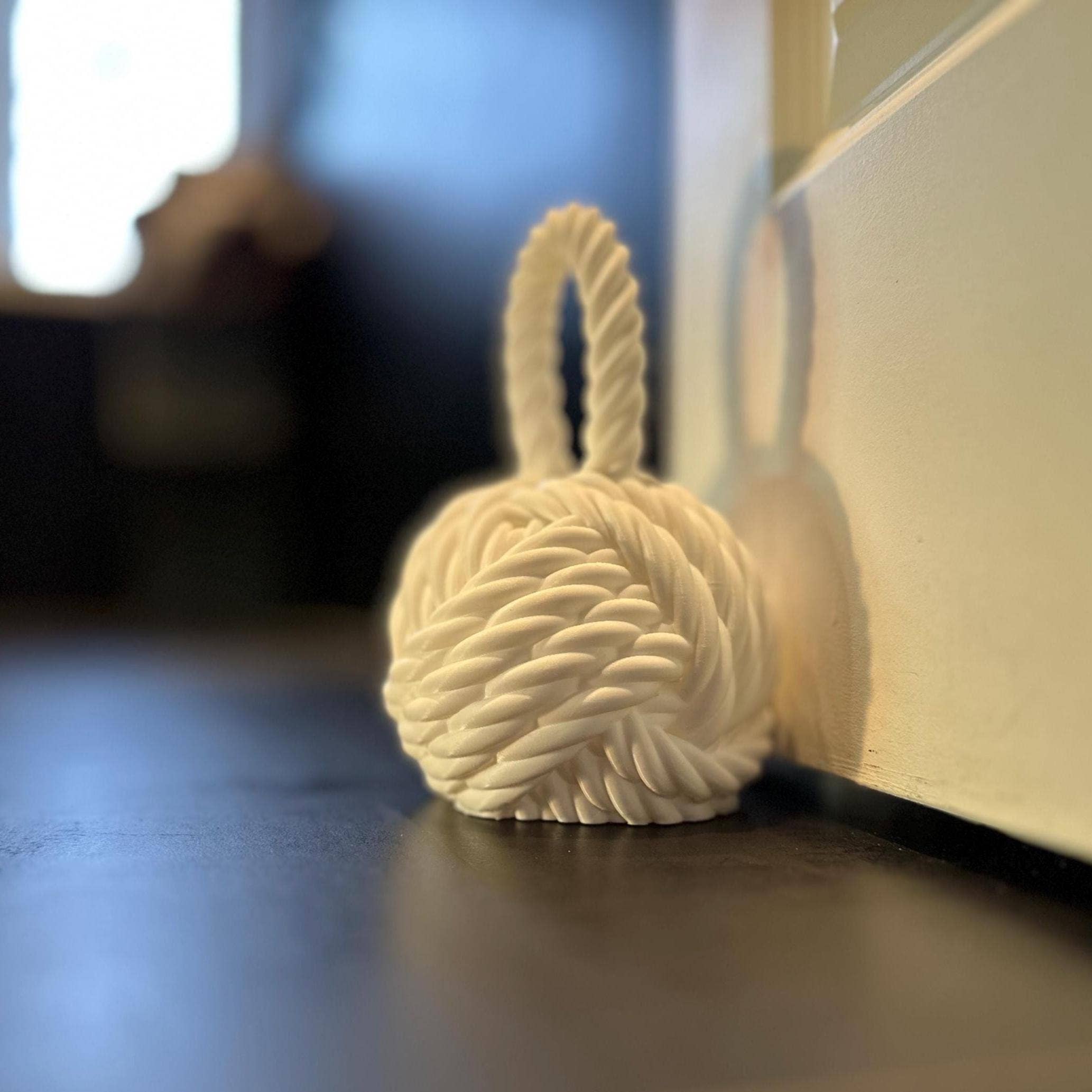 <3 Studio - Wholesale Door Stop - Nautical Knot Door Stopper | Fillable Rope Knot Door Weight4