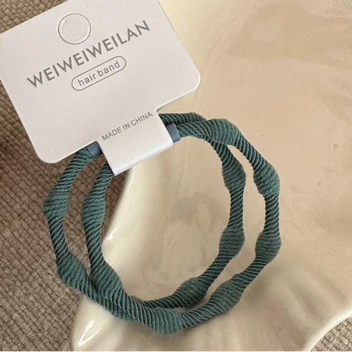 XO Fashion - Wholesale Hair Tie - HTY008 Morandi Color Korean Style Basic Ponytail Hair Tie1
