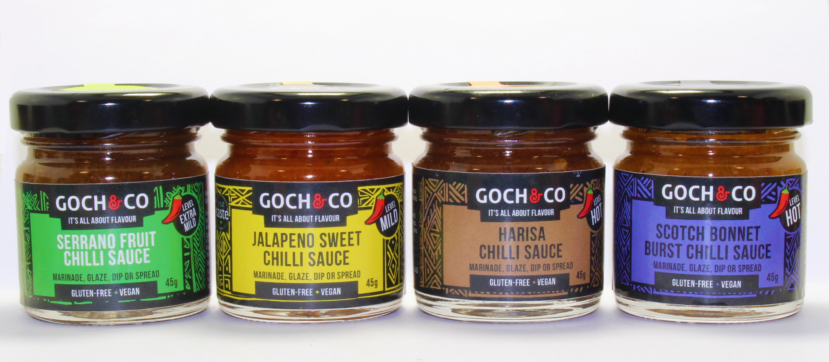 Goch & Co. – Großhandel Scharfe Soße – Goch Chilli Saucen Geschenkset2