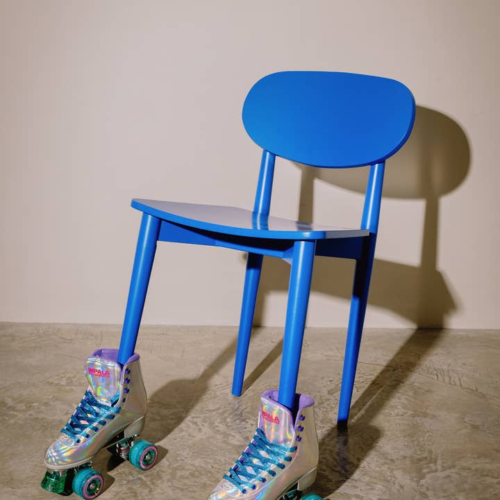 Really Nice Things - Wholesale Chair - Solid beech wood chair Prussian Blue1