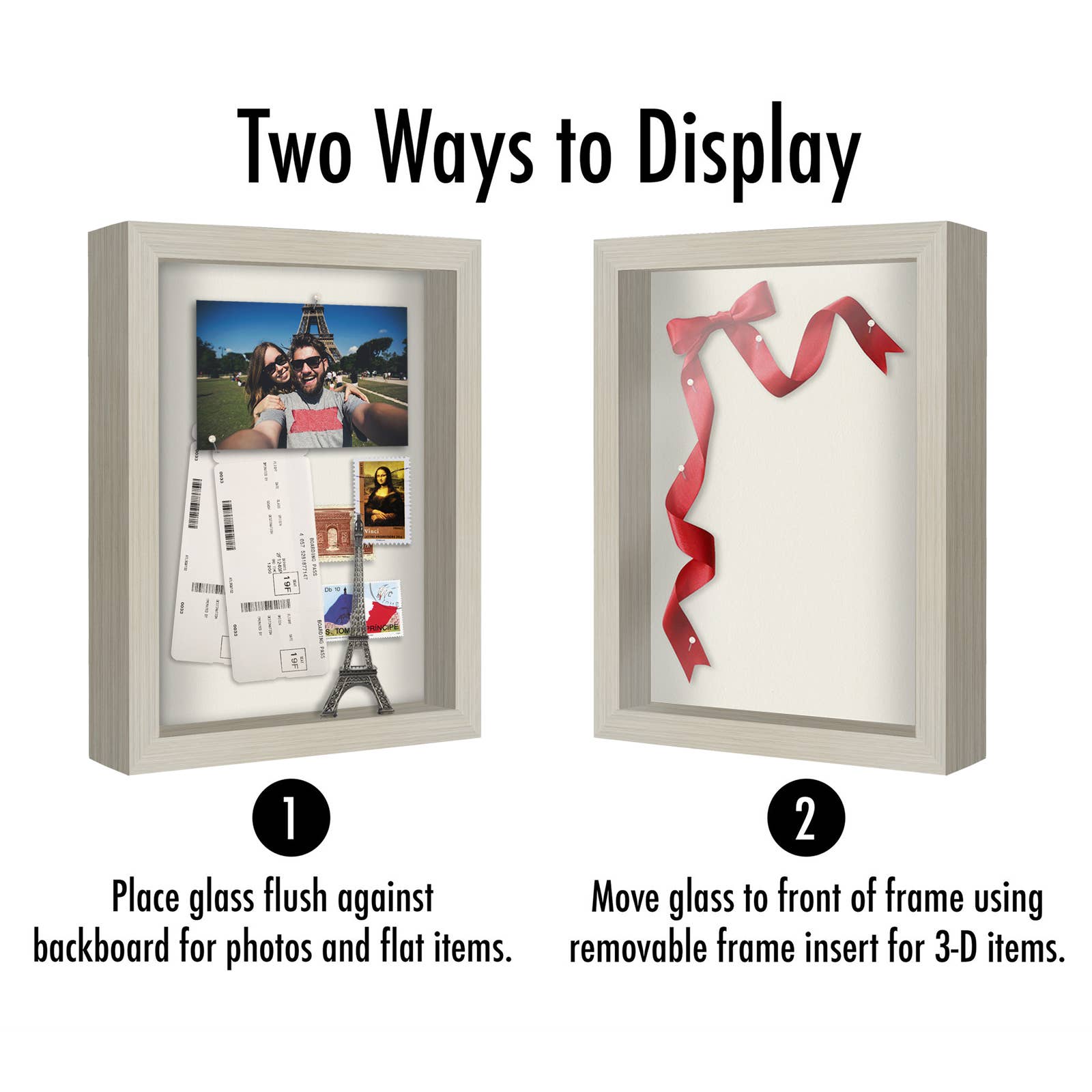 Americanflat - Wholesale Picture Frame - Americanflat Shadow Box Frame with Box Molding107