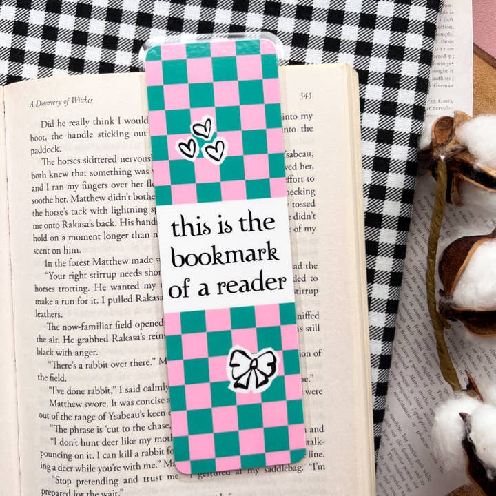 Bookmark of A Reader Bookmark for wholesale by Cozy Reads Shop