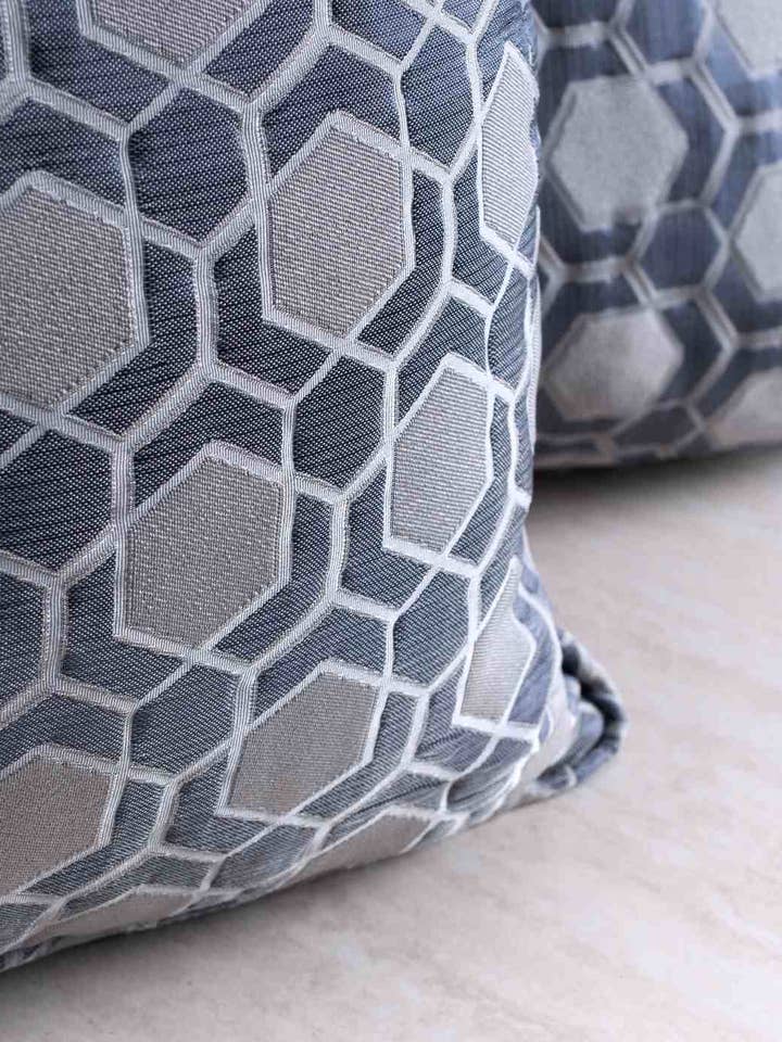 Paire de coussins tissu Jester pour la vente par Ariel Italia