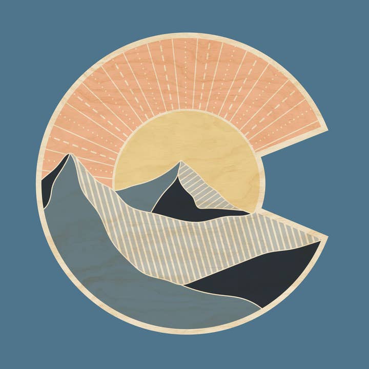 Colorado C Sticker for wholesale by Snow Business USA