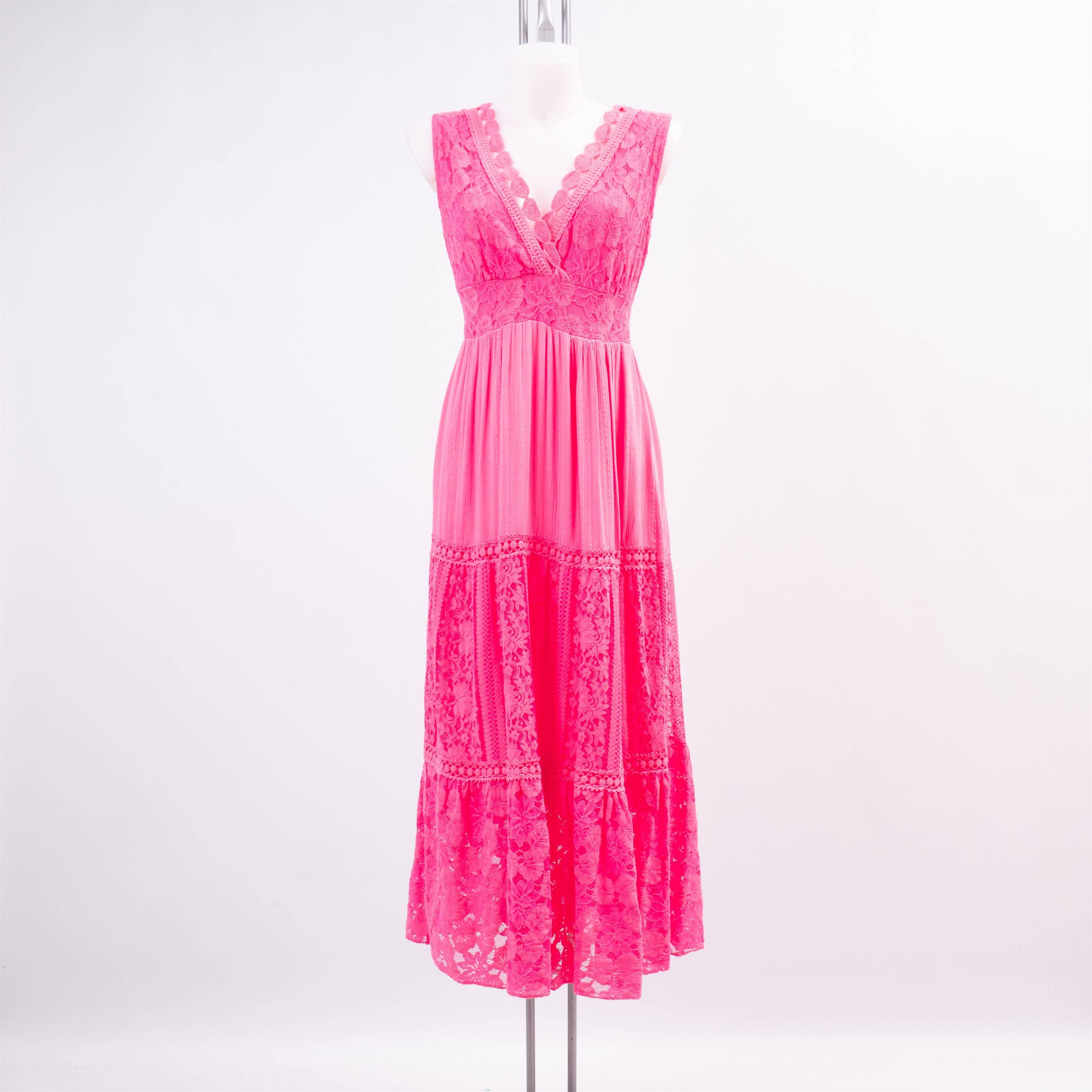 Cecile Wang - Vente Robe – femme - Robe longue avec broderie anglaise 22596744