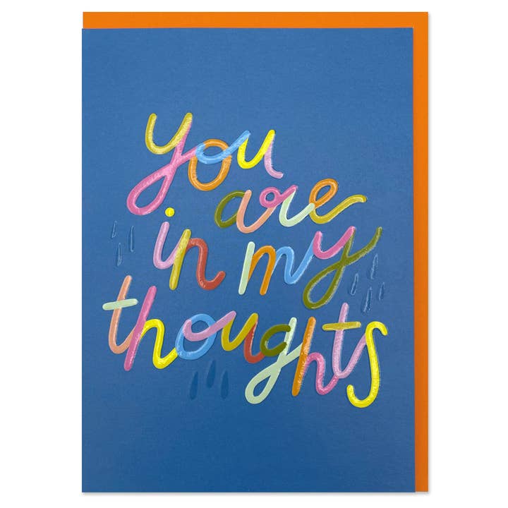 'You are in my thoughts' Thinking of You Card for wholesale by Raspberry Blossom