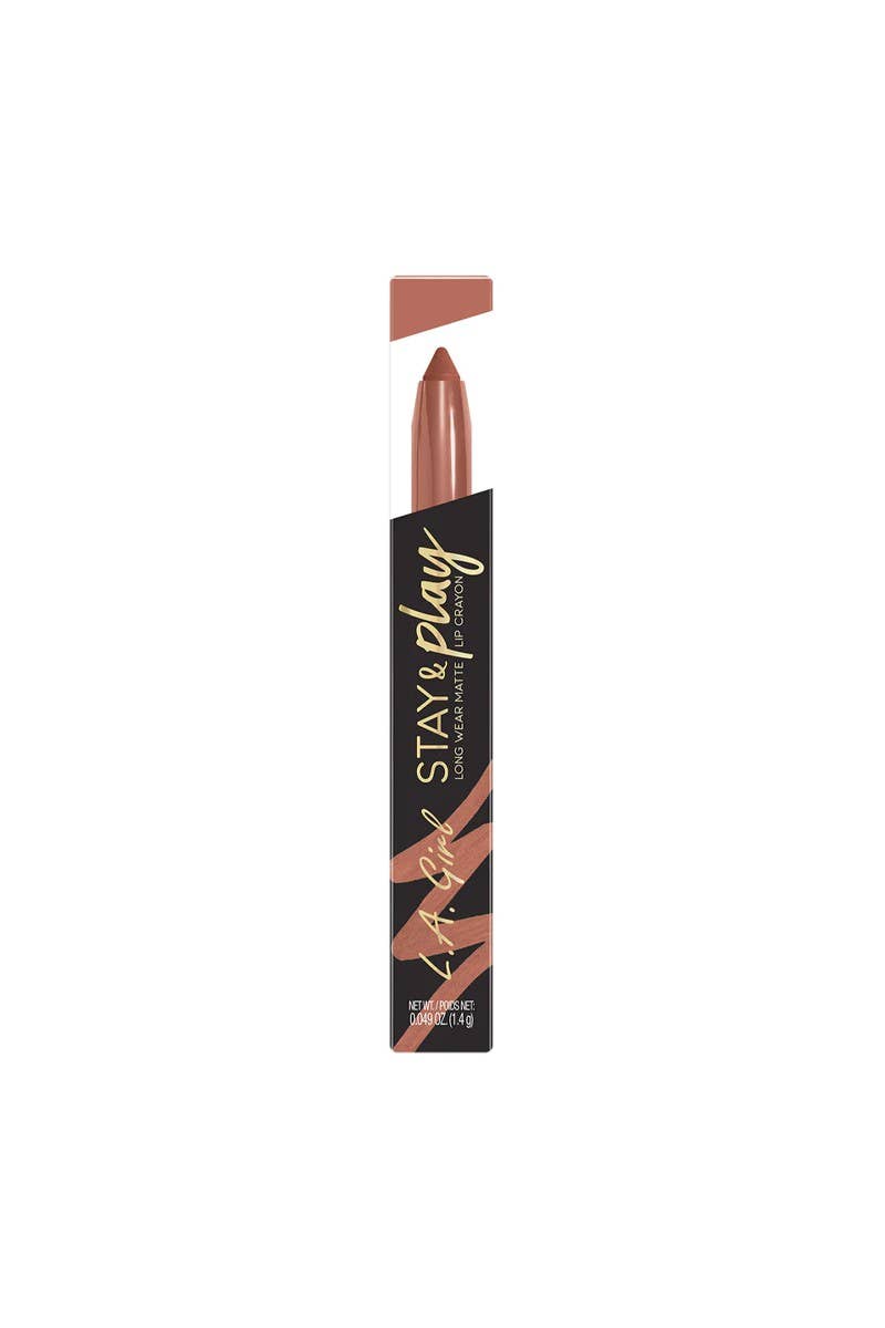 PINEAPPLE Beauty - Wholesale Lip Stain/Dye/Tint - LA Girl GLC732 For Keeps Stay & Play Matte Lip Crayon- 3pc1