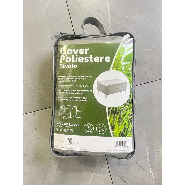 Housse Polyester Table CM240x130h70 pour la vente par Vacchetti
