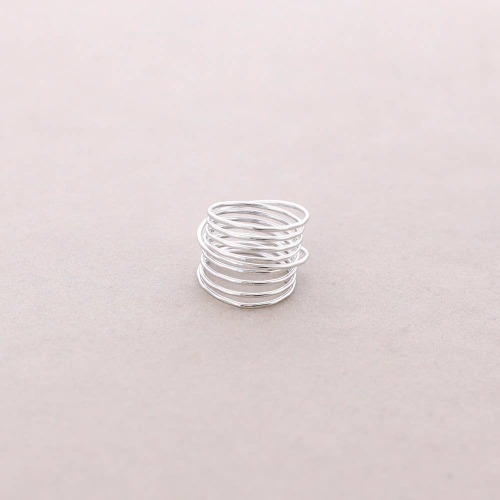 Sonata - Vente Anneau/bague à empiler - Bague aux bandes entremêlées1