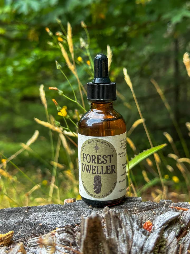 Forest Dweller Wildcrafted Body Oil for wholesale by Folk & Fire Apothecary