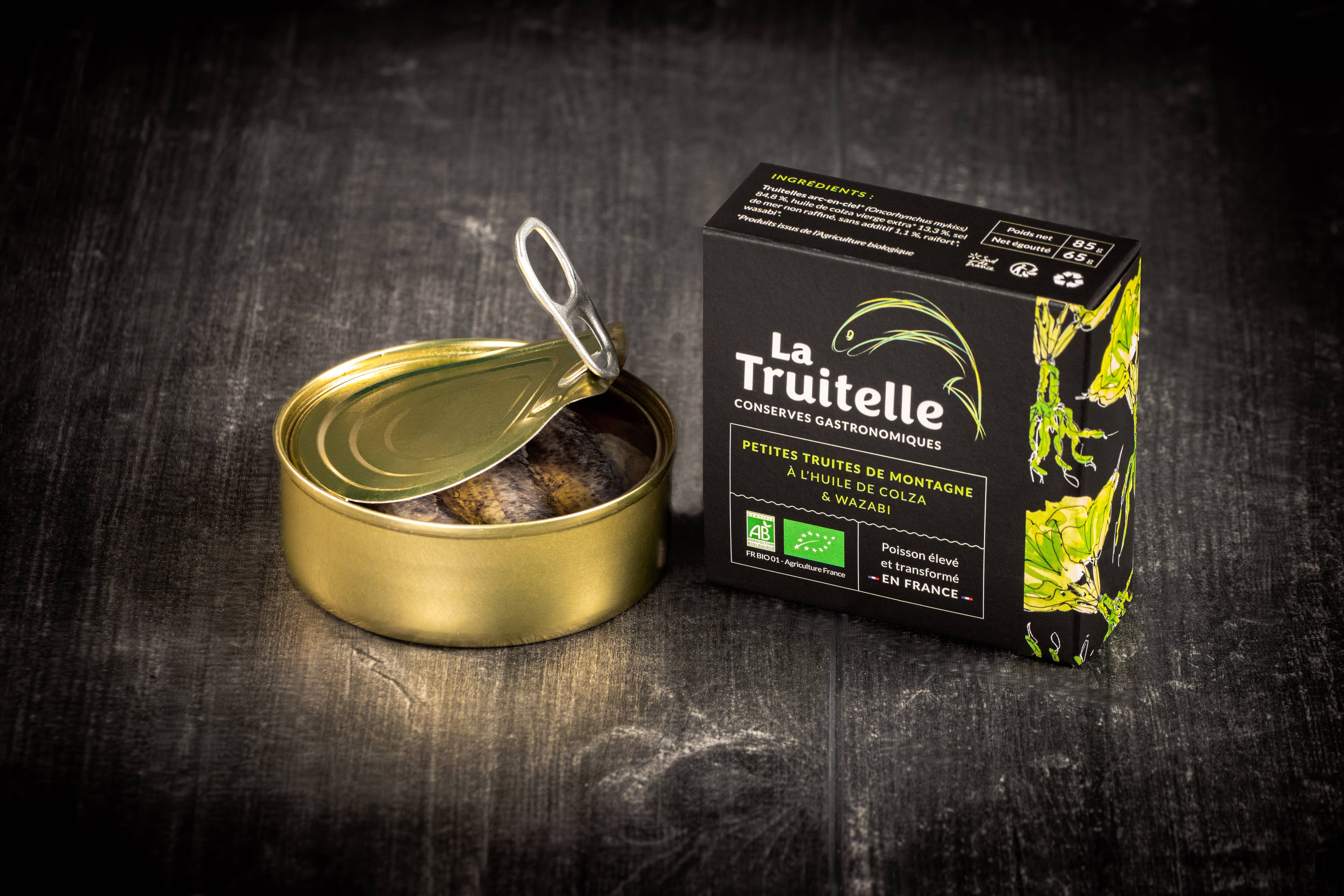 La Truitelle – wholesale Fisk/skaldjur – Liten bergöring med rapsolja och wasabi1