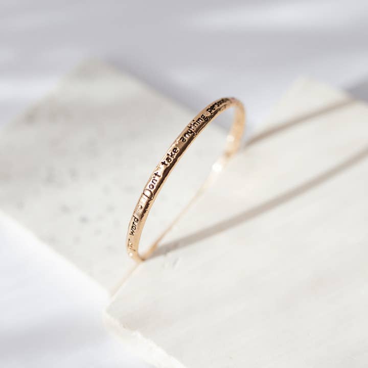 Jewelry Evolution - Wholesale Bangle Bracelet - The Four Agreements Bangle19