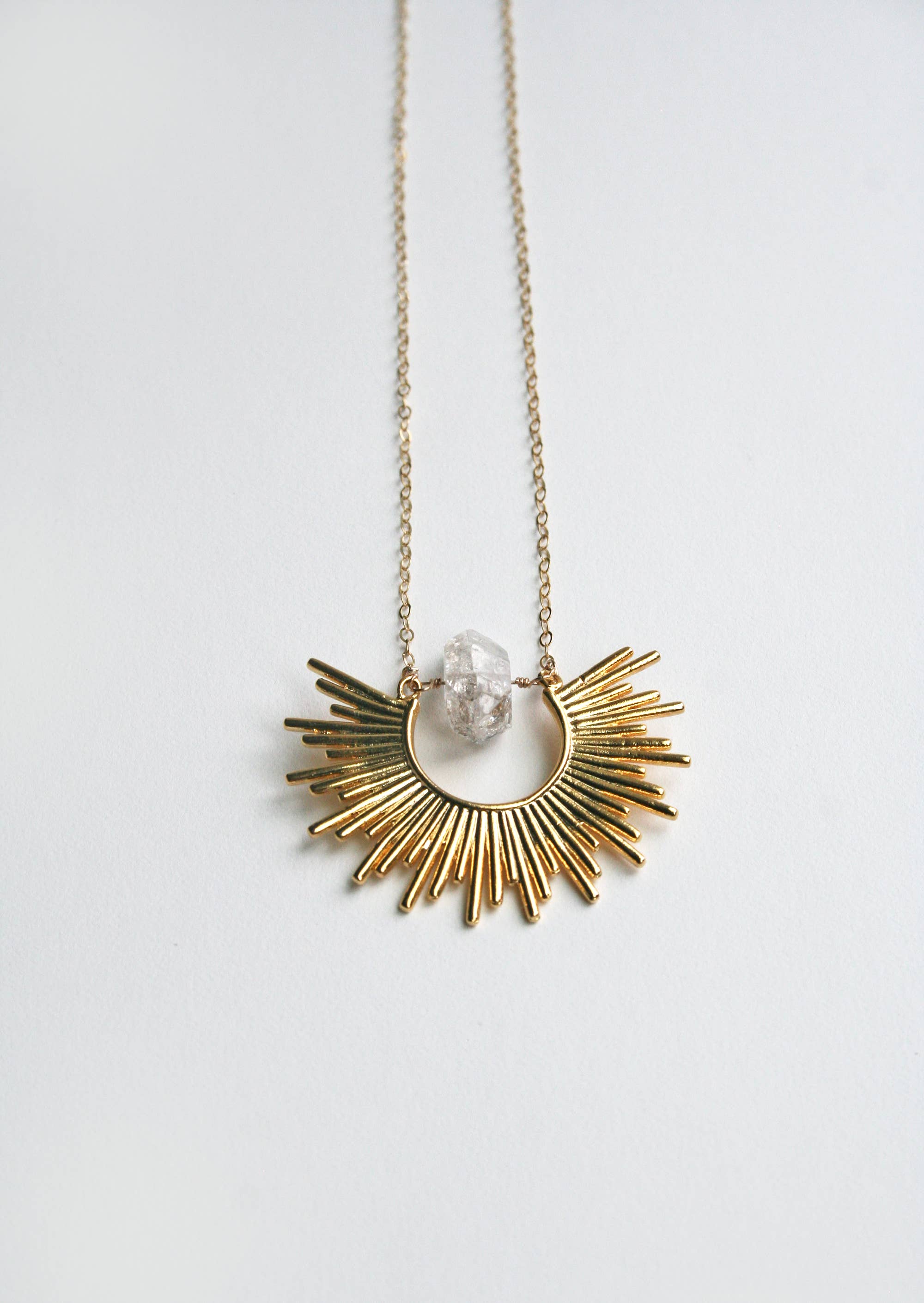 Laura Stark Designs - Wholesale Pendant/Charm Necklace - Starburst Bohemian Crystal Necklace | Boho Necklace2