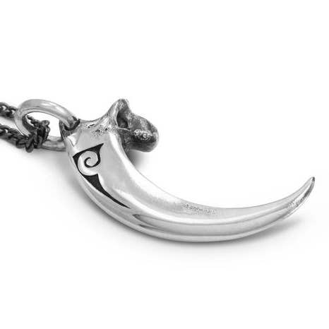 Bald Eagle Talon Necklace - Silver for wholesale by Lost Apostle